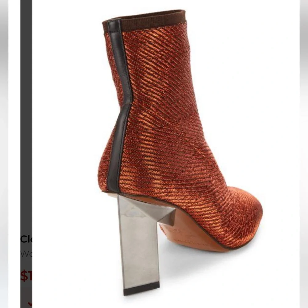 Clergerie metallic Jany Ankle Boots ($725) - Picture 8 of 9